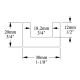 Профиль для верхней подсветки ORAC CX190 U-PROFILE