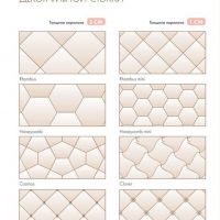 Варианты декоративной стежки:
