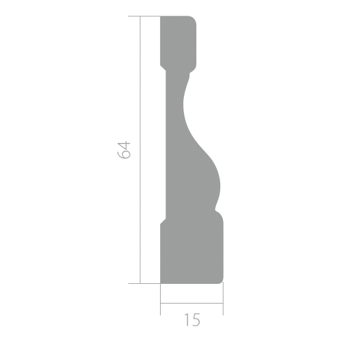 Наличник Ultrawood арт. N 8500 (2440 х 64 х 15)