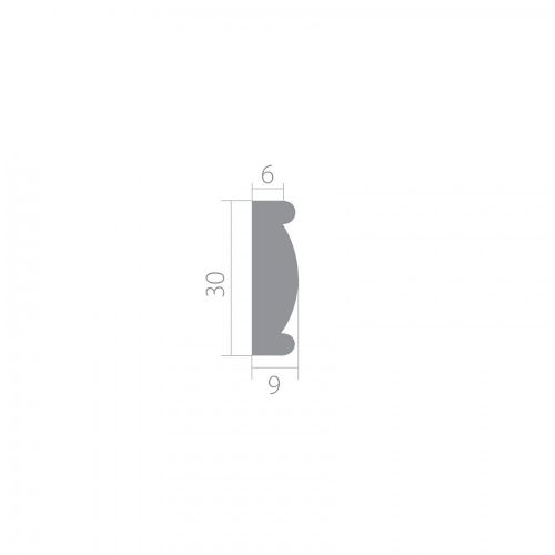 Молдинг Ultrawood арт. U 0006 (2440 х 30 х 9)