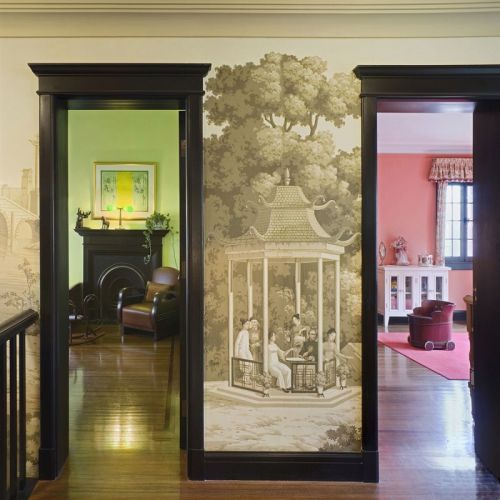 Английские обои De Gournay, коллекция Papiers Peints Panoramiques, артикул Procession Chinoise/E-06