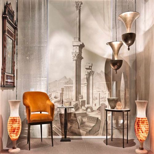 Английские обои De Gournay, коллекция Papiers Peints Panoramiques, артикул The Ruined City of Palmyra/E-16
