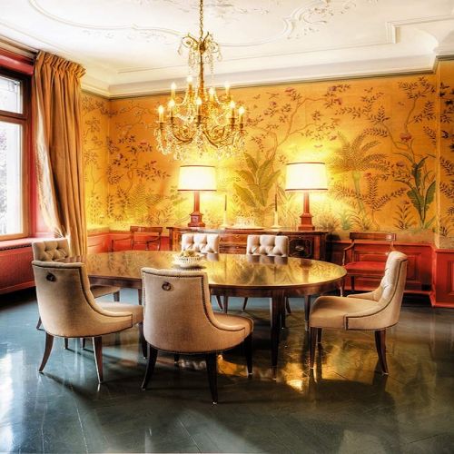 Английские обои De Gournay, коллекция Chinoiserie, артикул Sans Souci/C-015