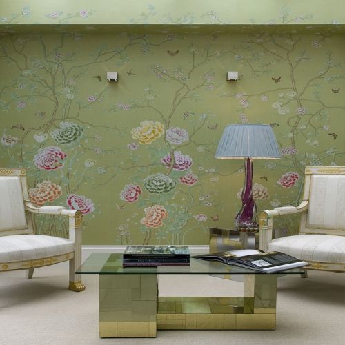 Английские обои De Gournay, коллекция Chinoiserie, артикул Chelsea/C-041