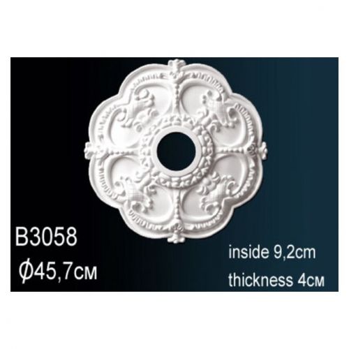 Розетка потолочная B3058 Перфект