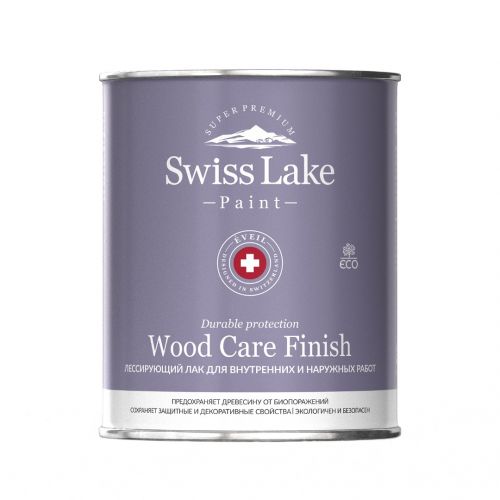 Лак Swiss Lake Wood Care Finish - Лессирующий лак на водной основе с акрилово-полиуретановым связующим