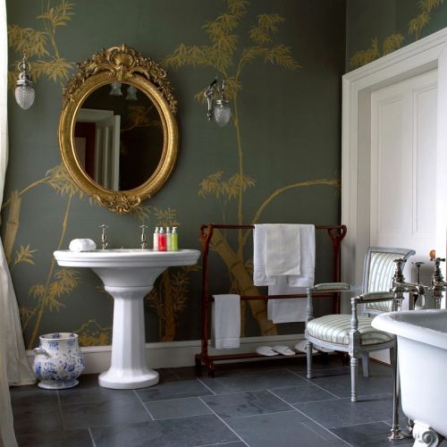 Английские обои De Gournay, коллекция Japanese & Korean, артикул Bamboo/K-04