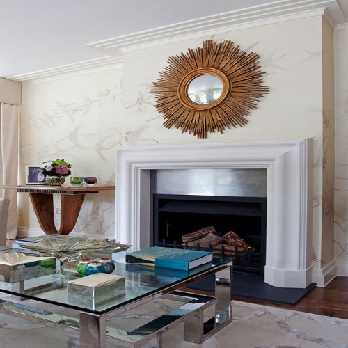  Английские обои De Gournay, коллекция Japanese & Korean, артикул Cranes Scroll/K-16