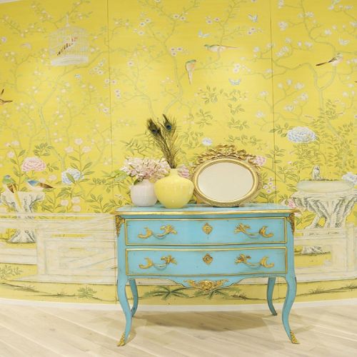  Английские обои De Gournay, коллекция Chinoiserie, артикул Hampton Court/C-025
