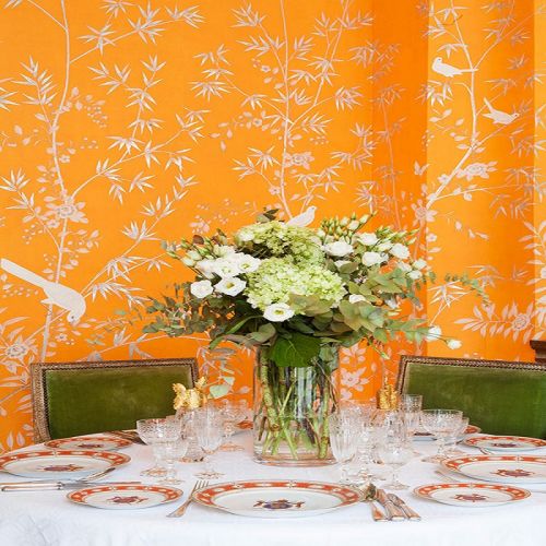 Английские обои De Gournay, коллекция Chinoiserie, артикул Portman/C-083