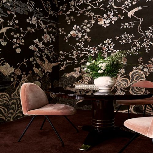  Английские обои De Gournay, коллекция Chinoiserie, артикул Coco Coromandel/C-086