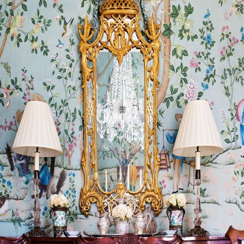 Английские обои De Gournay, коллекция Chinoiserie, артикул Abbotsford/C-080