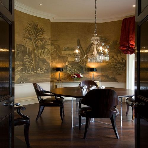 Английские обои De Gournay, коллекция Papiers Peints Panoramiques, артикул Paul et Virginie/E-23