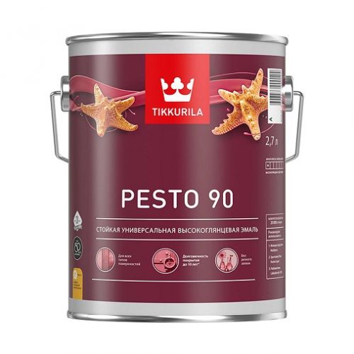 Эмаль высокоглянцевая Euro Pesto 90 (Песто 90) TIKKURILA Эмаль высокоглянцевая Euro Pesto 90 (Песто 90) TIKKURILA