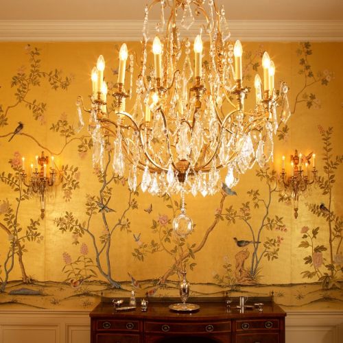 Английские обои De Gournay, коллекция Chinoiserie, артикул Badminton/C-078