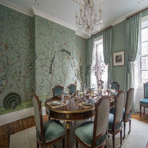 Английские обои De Gournay, коллекция Chinoiserie, артикул St Laurent/C-084