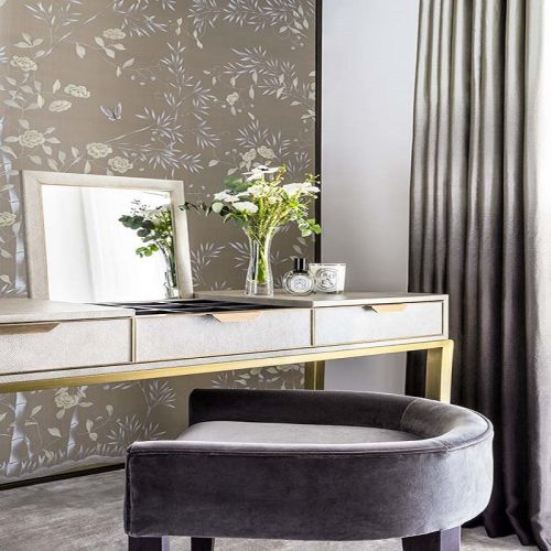 Английские обои De Gournay, коллекция Chinoiserie, артикул Chantilly/C-031