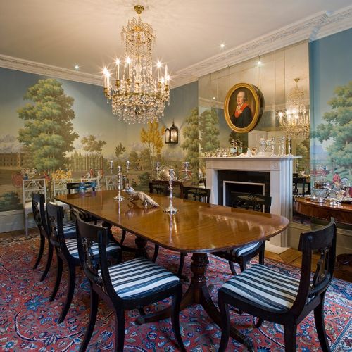  Английские обои De Gournay, коллекция Papiers Peints Panoramiques, артикул La Chasse de Compiegne/E-01