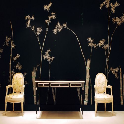 Английские обои De Gournay, коллекция Japanese & Korean, артикул Bamboo/K-04