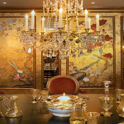 Английские обои De Gournay, коллекция Japanese & Korean, артикул Japanese Garden/K-05