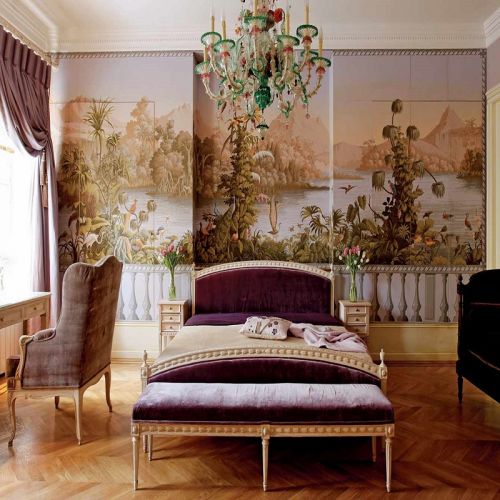 Английские обои De Gournay, коллекция Papiers Peints Panoramiques, артикул Le Bresil/E-19