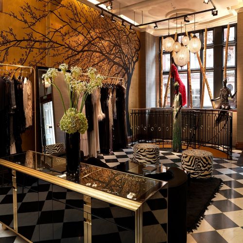 Английские обои De Gournay, коллекция Japanese & Korean, артикул Windswept Blossom/K-12