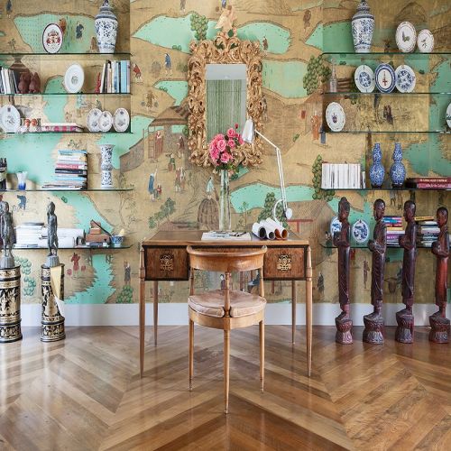  Английские обои De Gournay, коллекция Chinoiserie, артикул Coutts/C-019