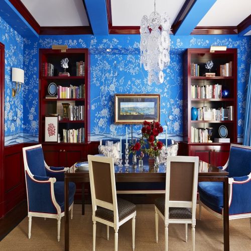 Английские обои De Gournay, коллекция Chinoiserie, артикул Earlham/C-040