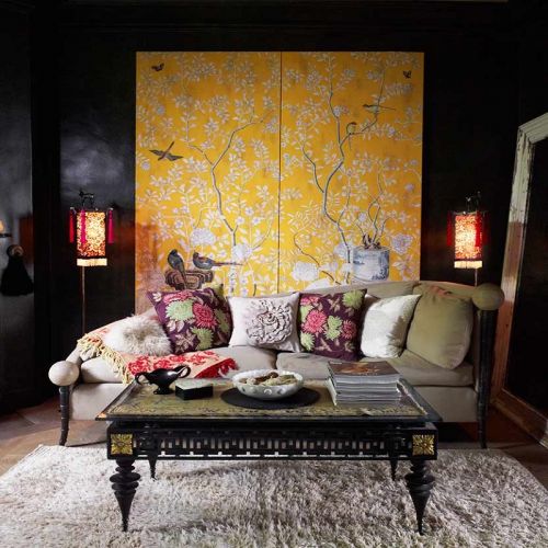  Английские обои De Gournay, коллекция Chinoiserie, артикул Temple Newsam/C-079