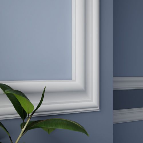 Молдинг белый Ultrawood арт. U 0009 p (2000 х 55 х 15)