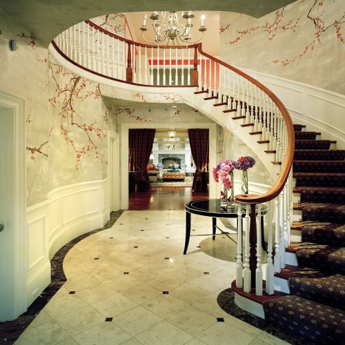  Английские обои De Gournay, коллекция Japanese & Korean, артикул Plum Blossom/K-07