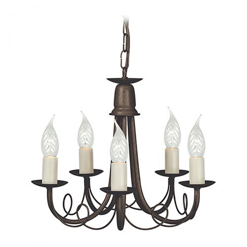 Люстра Elstead Interior, Арт. MN5-BLK-GOLD