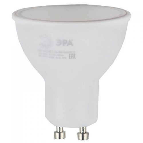 Лампа светодиодная ЭРА GU10 5W 4000K матовая ECO LED MR16-5W-840-GU10 Б0019063