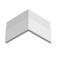 Плинтус Ultrawood арт. Base 5074 i (2000 x 184 x 15 мм.)
