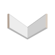 Плинтус белый Ultrawood арт. Base 8012 p (2000 x 80 x 12 мм.)