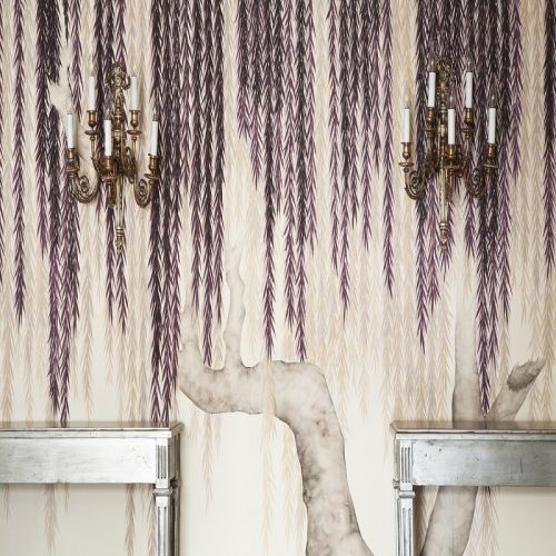 Английские обои De Gournay, коллекция Japanese & Korean, артикул Willow/K-09