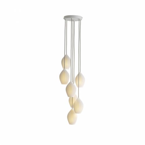 Подвесной светильник Original BTC Fin Grouping of Seven Pendant, FP550N/7