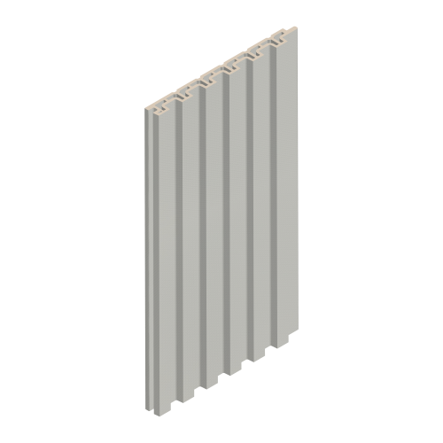 Стеновая панель Ultrawood NEXT арт. WPC 002 WH (2900 х 118 х 11 мм)