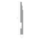 Плинтус белый Ultrawood арт. Base 5214 p (2000 x 133 x 12 мм.)