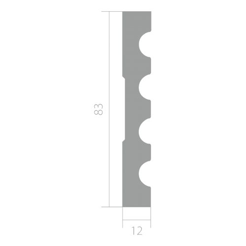 Наличник Ultrawood арт. N 0003 i (2440 х 82.5 х 12 мм.)