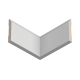 Плинтус Ultrawood арт. Base 0001 i (2000 x 83 x 12 мм.)
