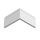 Плинтус белый Ultrawood арт. Base 5763 p (2000 x 133 x 15 мм.)
