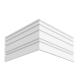 Стеновая панель Ultrawood арт. UW 10 i (2800 х 240 х 17 мм)