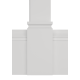 Декор. эл-т нижний Ultrawood арт. D 1075 (75x155x18)