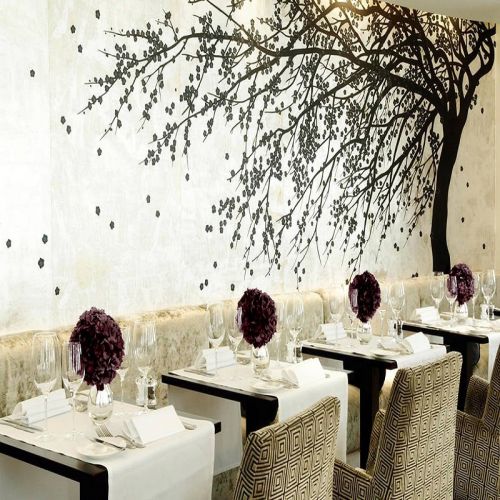Английские обои De Gournay, коллекция Japanese & Korean, артикул Windswept Blossom/K-12