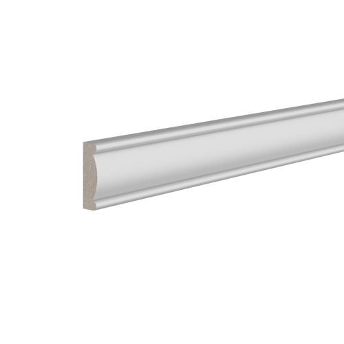 Молдинг белый Ultrawood арт. U 0006 p (2000 х 30 х 9)