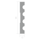 Наличник Ultrawood арт. N 0003 i (2440 х 82.5 х 12 мм.)