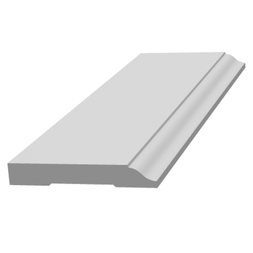 Плинтус Ultrawood арт. Base 0001 i (2000 x 83 x 12 мм.)