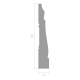Наличник Ultrawood арт. N 8160 i (2000 х 89 х 15)
